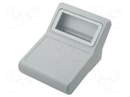 Enclosure: desktop; X: 104mm; Y: 139mm; Z: 84mm; ABS; screwed COMBIPLAST
