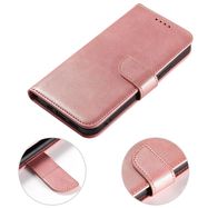 Magnet Case for Samsung S24 Plus with flap and wallet - pink, Hurtel