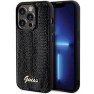 Guess Sequin Script Metal case for iPhone 13 Pro / 13 - black, Guess