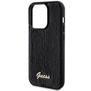 Guess Sequin Script Metal case for iPhone 13 Pro Max - black, Guess