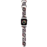 Hello Kitty Silicone Tags Graffiti strap for Apple Watch 38/40/41mm - beige, Hello Kitty