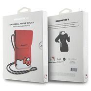 Hello Kitty Leather Hiding Kitty Cord bag - red, Hello Kitty