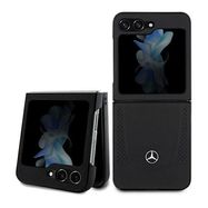 Mercedes Leather Urban case for Samsung Galaxy Z Flip 5 - black, Mercedes