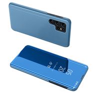 Clear View Case for Samsung S24+ with flap - blue, Hurtel