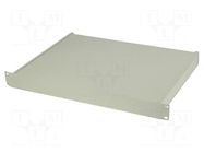 Enclosure: rack mounting; Standard: 19"; 1U; grey; Z: 44mm; X: 482mm COMBIPLAST
