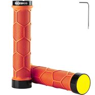 Rockbros 40720007004 bicycle grips with reflector - orange, Rockbros