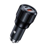 Choetech TC0010 USB-C USB-A PD 63W car charger - black, Choetech