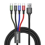 Baseus Fast USB Cable 4in1 2xUSB-C / Lightning / Micro 3,5A 1,2m - Black, Baseus