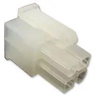 HOUSING, RECEPTACLE, 4 WAY, NYLON