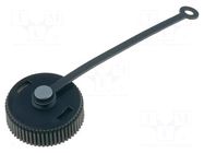 Protection cover; internal thread,threaded joint; strap TE Connectivity
