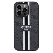 Guess 4G Printed Stripes MagSafe case for iPhone 15 Pro Max - black, Guess