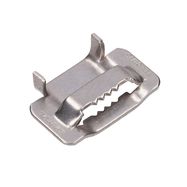 Extralink | Steel clamp | for 20mm steel strap, with jags, EXTRALINK