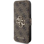 Guess 4G Metal Logo case for iPhone 15 Pro Max - brown, Guess