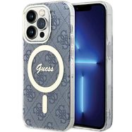 Guess IML 4G MagSafe case for iPhone 15 Pro - blue, Guess