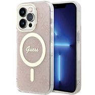Guess IML 4G MagSafe case for iPhone 15 Pro - pink, Guess