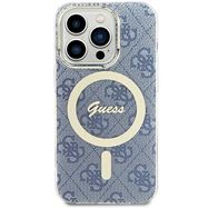 Guess IML 4G MagSafe case for iPhone 15 / 14 / 13 - blue, Guess