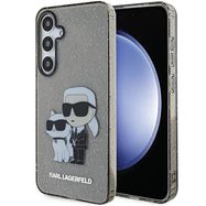 Karl Lagerfeld KLHCS24MHNKCTGK S24+ S926 black/black hardcase Glitter Karl&amp;Choupette, Karl Lagerfeld