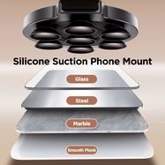 Joyroom JR-ZS393 magnetic phone holder with suction cups - black, Joyroom