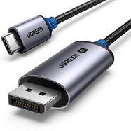 Ugreen CM556 cable with USB-C and DisplayPort 8K connectors, 1 m long - gray, Ugreen