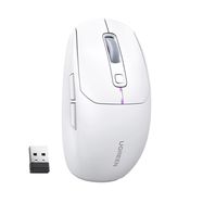 Ugreen MU103 Bluetooth 5.0 computer mouse / 2.4GHz USB receiver - white, Ugreen