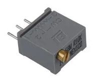 TRIMMER POTENTIOMETER, 10KOHM 20TURN THROUGH HOLE