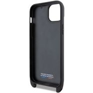 BMW M Edition Carbon Stripe &amp; Strap case for iPhone 15 Plus / 14 Plus - black, BMW