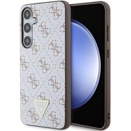Guess 4G Triangle case for Samsung Galaxy S24+ - white, Guess