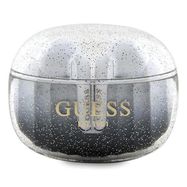 Guess Glitter Gradient TWS Bluetooth headphones with docking station - black, Guess