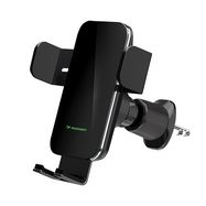 Wozinsky WEDZ-3Y8S clamp car holder with 15W inductive charger for phone on the air vent - black, Wozinsky