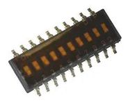 SWITCH, DIP, SMD, 10 WAY