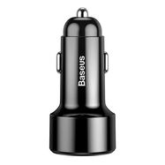 Ładowarka samochodowa Baseus Magic 2x USB QC 3.0 45W (czarna), Baseus