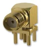RF COAXIAL, SMA, RIGHT ANGLE JACK, 50OHM