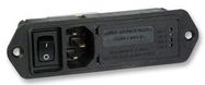 CONNECTOR. IEC, SWITCHED AND FUSED