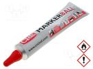 Paint; acrylic; red; 3mm; MARKER BALL; Tip: round CRC