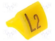 Markers; Marking: L2; 10÷16mm; H: 21mm; A: 15mm; -30÷100°C; leaded KURANT