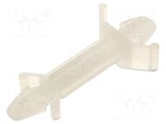 PCB distance; polyamide; L: 15.9mm; snap fastener; natural KSS WIRING