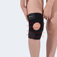 Rockbros LF1106L sports protector for patella and knee joint, size L - black, Rockbros