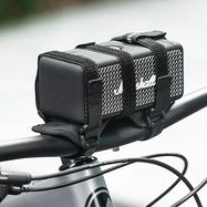 Rockbros 50210064001 bicycle strap with Velcro for Bluetooth speaker or water bottle - black, Rockbros