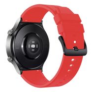 Silicone Strap for Huawei Watch GT 2 / 3 / 4 / 2 Pro / 3 Pro / 4 Pro / GT 2e - Red, Hurtel