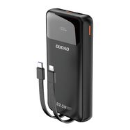 Dudao K15Pro Power Bank 20000mAh 22.5W PD USB-C / USB-A / Built-in Lightning and USB-C Cables - Black, Dudao