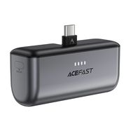 Powerbank Acefast M9 5000mAh USB-C (male) / USB-C (female) PD 20W - black, Acefast