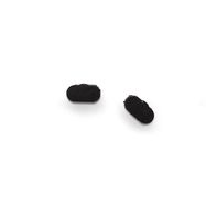 Set of 2 Dust Covers for Garmin Fenix 5/5S/5X/6/6S/6X/7S/X/PRO - black, Hurtel
