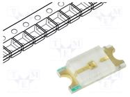 LED; green; SMD; 1206; 70÷100mcd; 1.8÷2.4VDC; 3.2x1.6x0.68mm; 120° OPTOFLASH