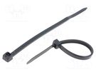 Cable tie; L: 80mm; W: 2.4mm; polyamide; 78.5N; black; Ømax: 19mm KSS WIRING