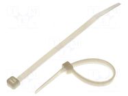 Cable tie; L: 120mm; W: 4.8mm; natural; polyamide; 215.5N; Ømax: 28mm KSS WIRING