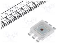 Power LED; amber; 120°; 350mA; λd: 585÷600nm; 50÷70lm; Pmax: 1.2W; 1W OPTOSUPPLY