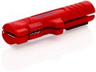 KNIPEX 16 64 125 SB Stripping Tool for flat and round cable  125 mm