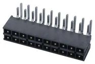 HEADER, 2.54MM, R/A, 20WAY