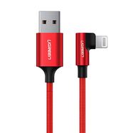 Ugreen US299 60555 angled Lightning / USB-A MFi cable 2.4A 1m - red, Ugreen