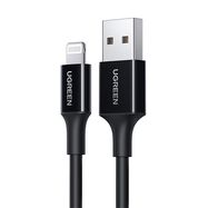 Ugreen US155 80823 USB-A / Lightning MFi 2.4A cable 2m - black, Ugreen